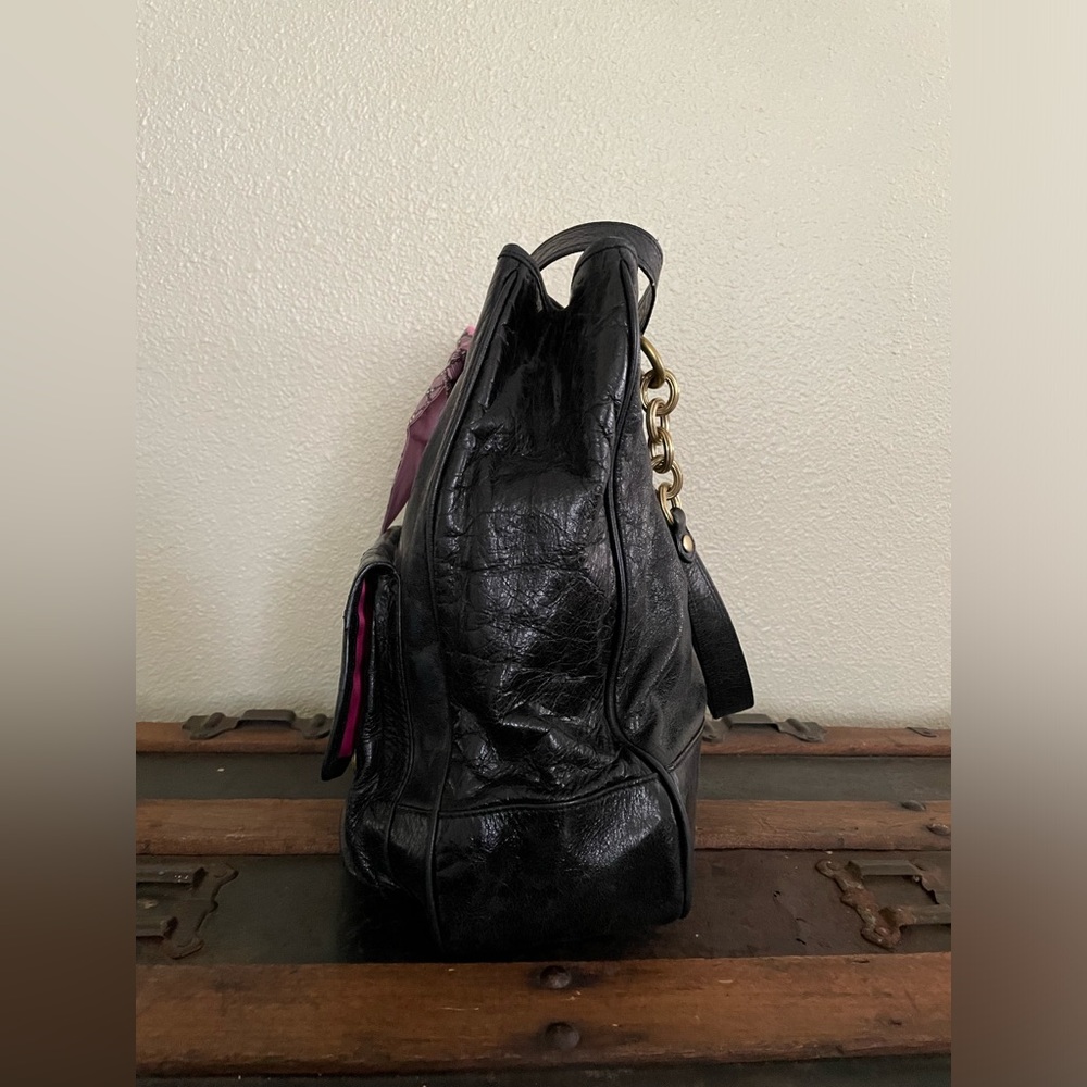 Vintage Coach Poppy collection genuine leather handbag purse ~ - Picture 2 of 16